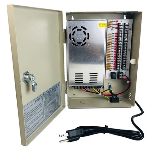 12v dc cctv power distribution box|12 amp dc power box.